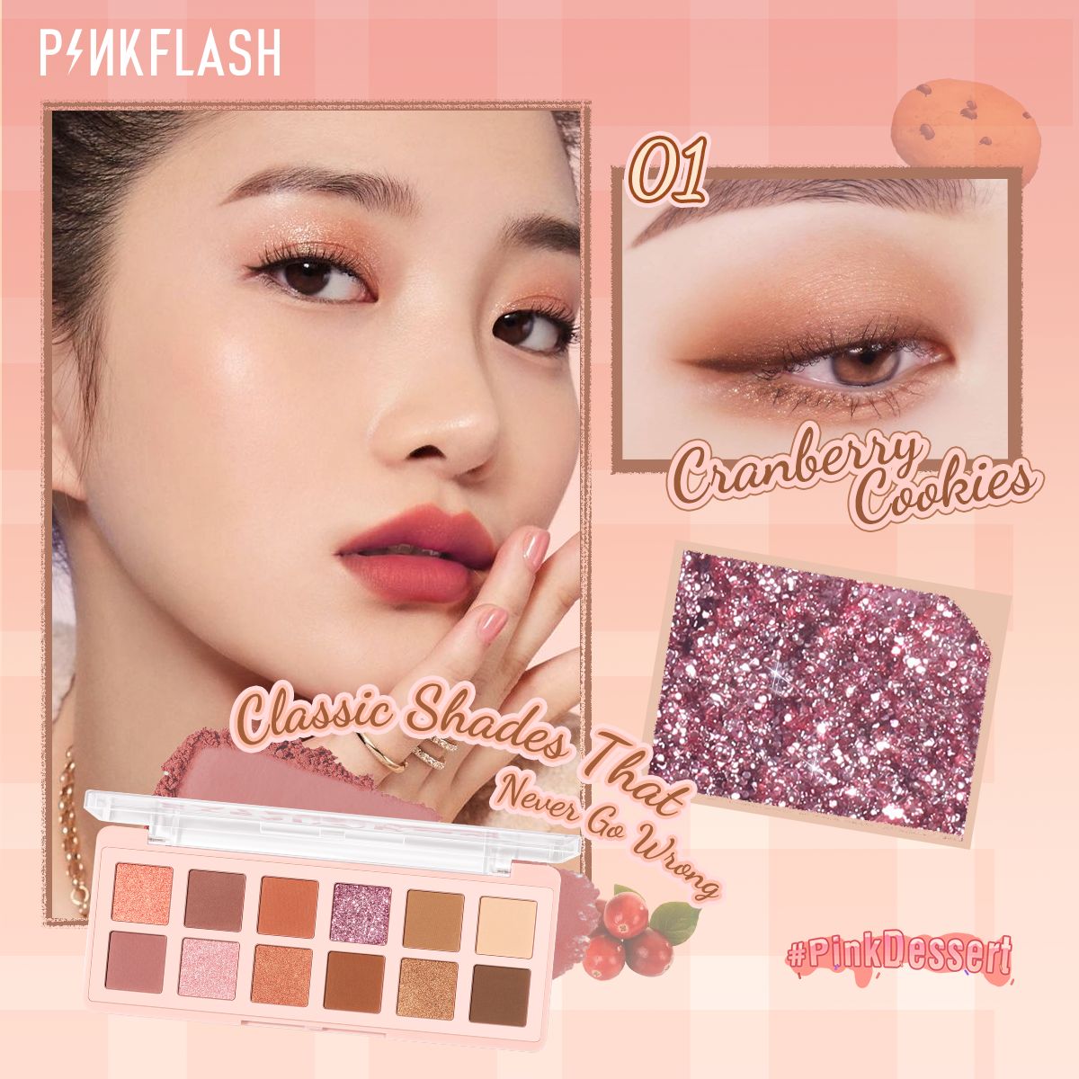 Cranberry sale colored eyeshadow