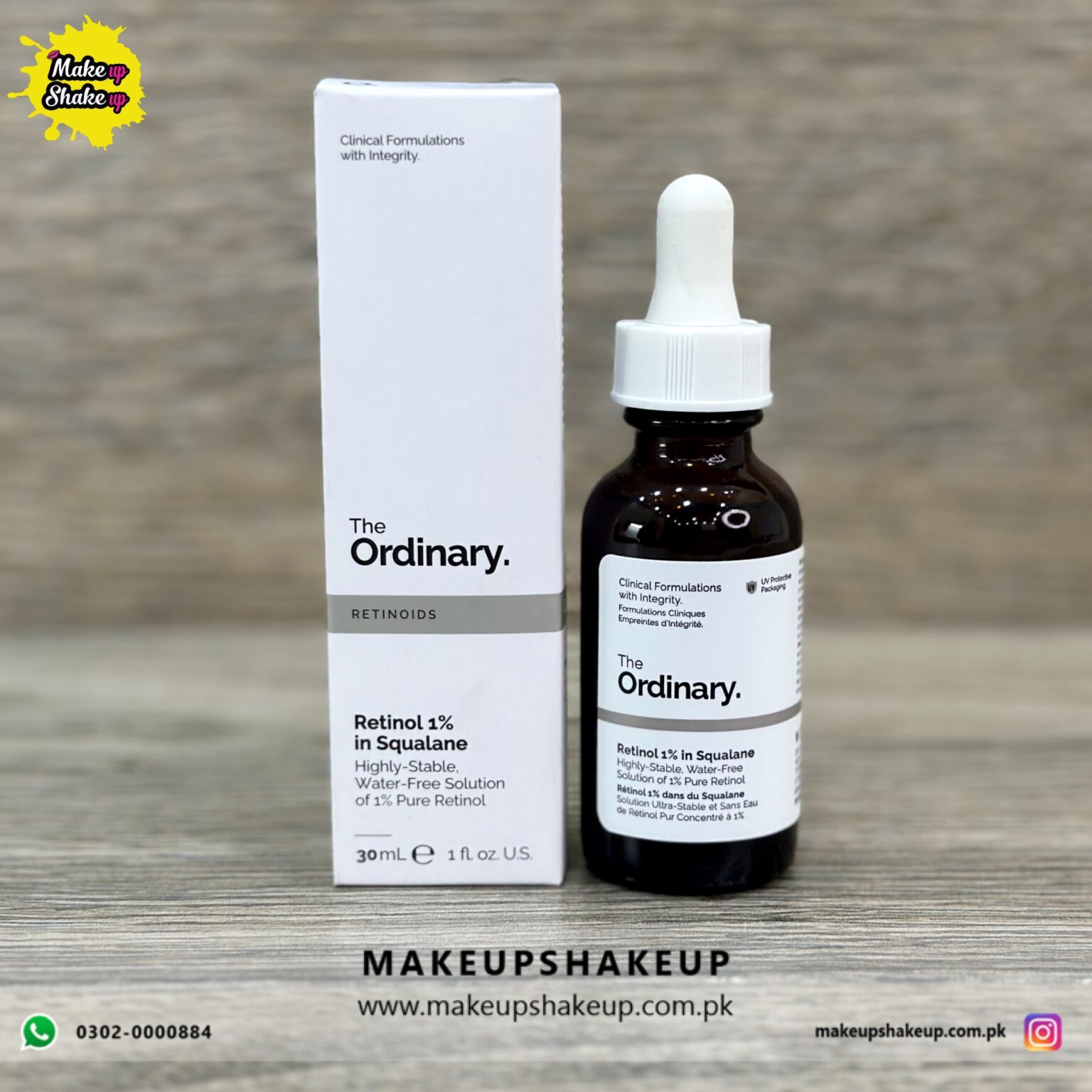 The Ordinary Retinol 1% in Squalane – 30ml (Original Factory Leftover ...