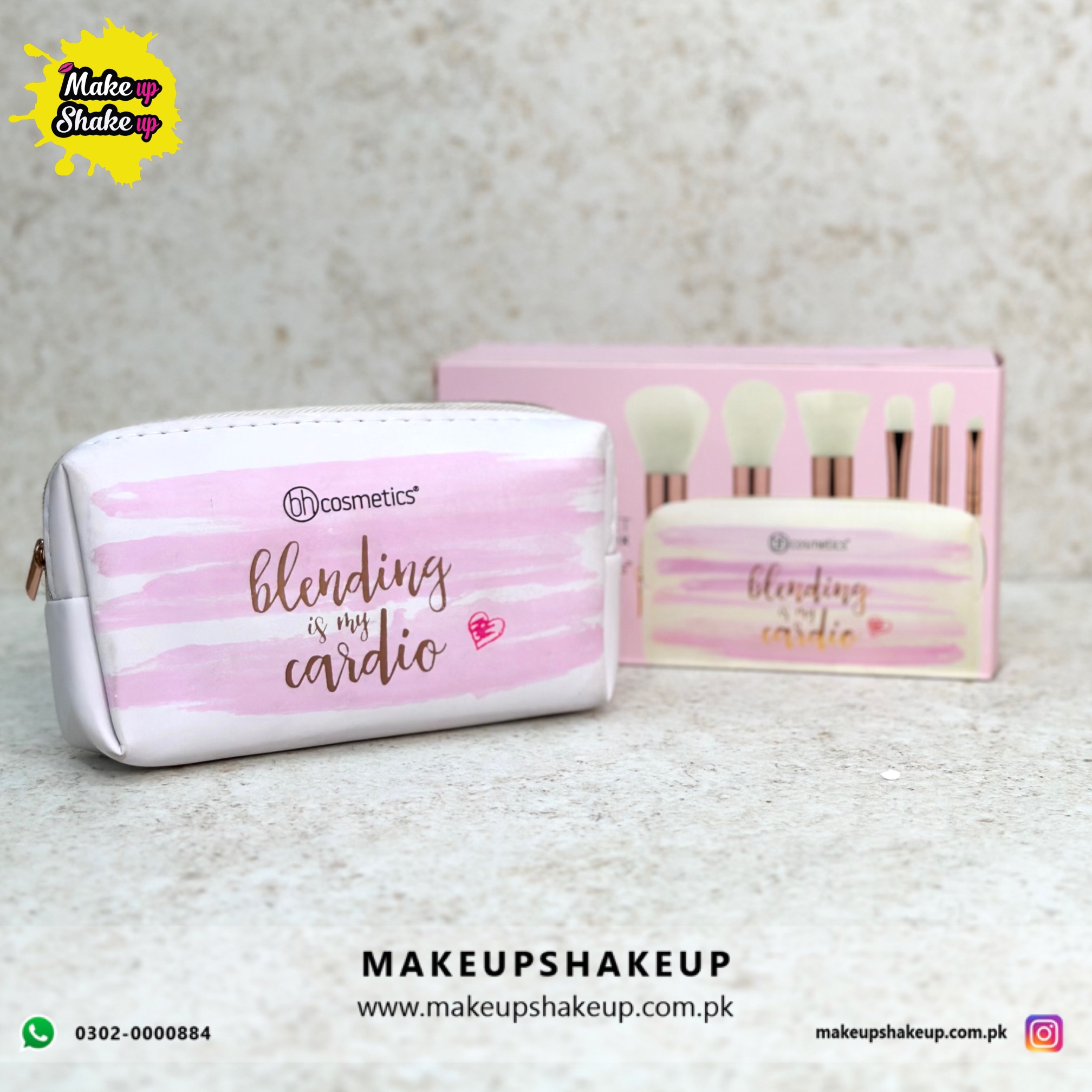 BH Cosmetics Pink Perfection Mini Brush Set (6 Pcs)