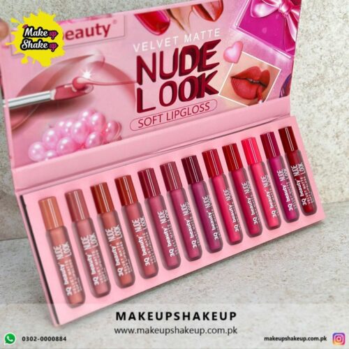 3Q Nude Look Liquid Mattes - 12 Pcs